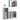 Set mobilier de baie, 3 piese, gri sonoma, lemn prelucrat