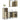 Set mobilier de baie, 3 piese, stejar sonoma, lemn prelucrat