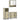 Set mobilier de baie, 3 piese, stejar sonoma, lemn prelucrat