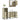 Set mobilier de baie, 3 piese, stejar sonoma, lemn prelucrat