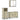 Set mobilier de baie, 3 piese, stejar sonoma, lemn prelucrat