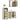 Set mobilier de baie, 3 piese, stejar sonoma, lemn prelucrat