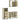 Set mobilier de baie, 3 piese, stejar sonoma, lemn prelucrat