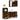 Set mobilier de baie, 3 piese, stejar fumuriu, lemn prelucrat