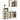 Set mobilier de baie, 3 piese, stejar sonoma, lemn prelucrat