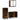 Set mobilier de baie, 3 piese, stejar fumuriu, lemn prelucrat