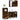 Set mobilier de baie, 3 piese, stejar fumuriu, lemn prelucrat