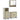 Set mobilier de baie, 3 piese, stejar sonoma, lemn prelucrat