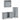 Set mobilier de baie, 3 piese, gri sonoma, lemn prelucrat