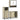 Set mobilier de baie, 3 piese, stejar sonoma, lemn prelucrat