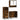 Set mobilier de baie, 3 piese, stejar fumuriu, lemn prelucrat