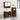 Set mobilier de baie, 3 piese, stejar fumuriu, lemn prelucrat