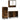 Set mobilier de baie, 3 piese, stejar fumuriu, lemn prelucrat