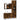 Set mobilier de baie, 3 piese, stejar fumuriu, lemn prelucrat