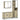 Set mobilier de baie, 3 piese, stejar sonoma, lemn prelucrat