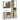 Set mobilier de baie, 3 piese, stejar sonoma, lemn prelucrat