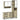 Set mobilier de baie, 3 piese, stejar sonoma, lemn prelucrat