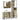 Set mobilier de baie, 3 piese, stejar sonoma, lemn prelucrat