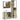 Set mobilier de baie, 3 piese, stejar sonoma, lemn prelucrat