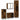 Set de mobilier de baie 4 piese Lemn prelucrat de stejar afumat