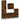 Set de mobilier de baie 4 piese Lemn prelucrat de stejar afumat