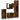 Set de mobilier de baie 4 piese Lemn prelucrat de stejar afumat