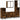 Set de mobilier de baie 4 piese Lemn prelucrat de stejar afumat