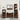 Set de mobilier de baie 4 piese Lemn prelucrat de stejar afumat