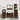 Set de mobilier de baie 4 piese Lemn prelucrat de stejar afumat