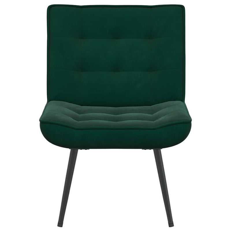 Scaun de relaxare Verde închis 64x74x84 cm catifea