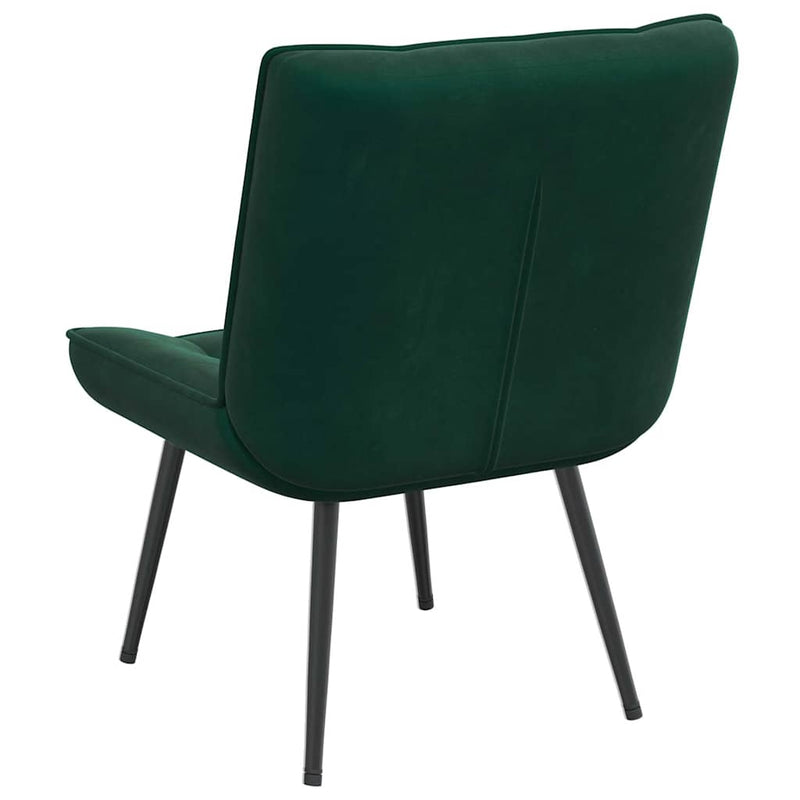 Scaun de relaxare Verde închis 64x74x84 cm catifea
