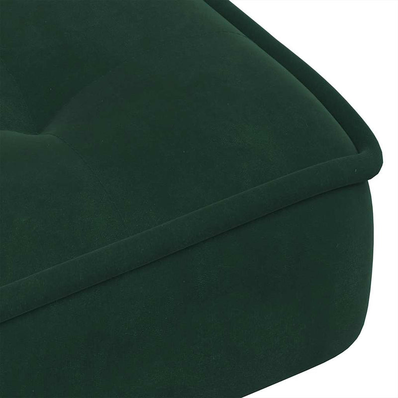Scaun de relaxare Verde închis 64x74x84 cm catifea