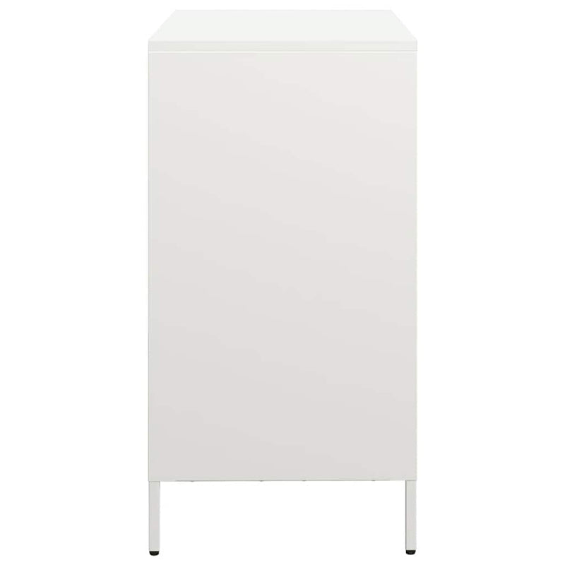 Dulap, alb, 68x39x73,5 cm, oțel laminat la rece