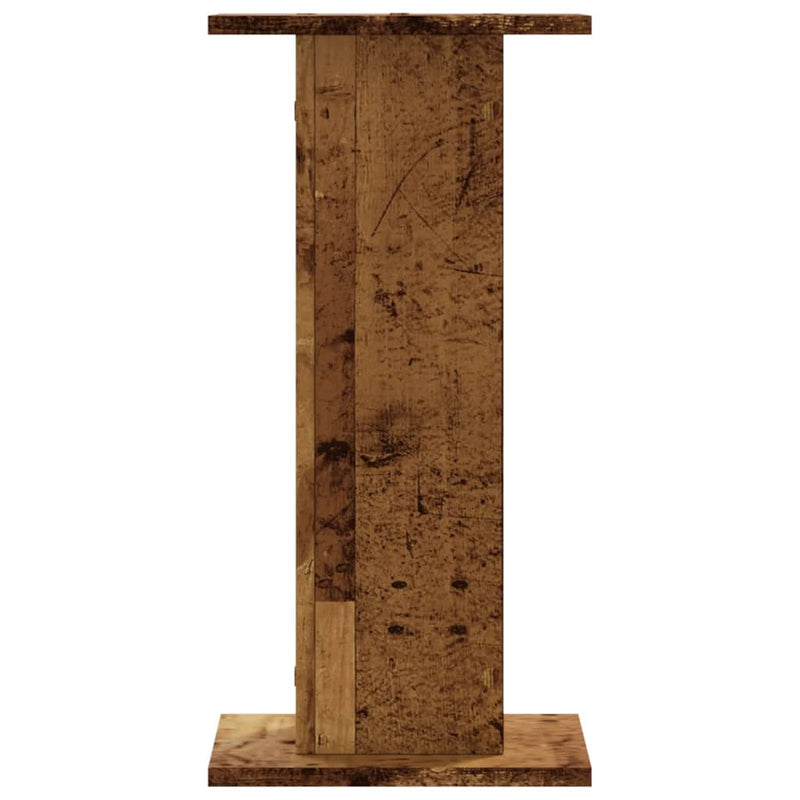 Noptiere, 2 buc., lemn vechi, 30x30x60 cm, lemn prelucrat