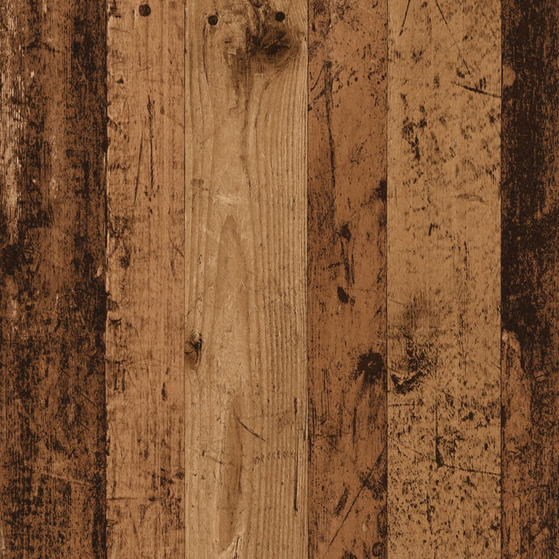 Noptiere, 2 buc., lemn vechi, 30x30x60 cm, lemn prelucrat