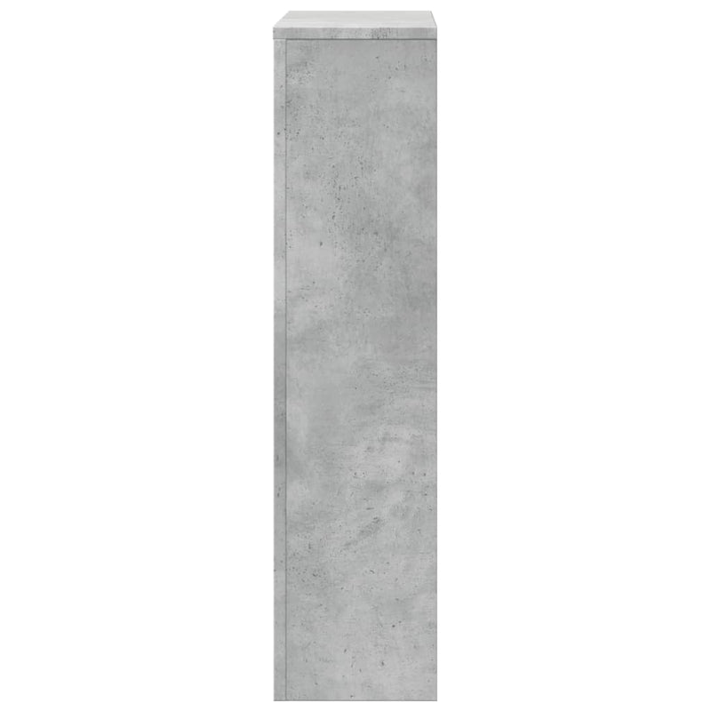 Capac pentru radiator Gri Beton 78 x 20 x 82 cm Lemn prelucrat