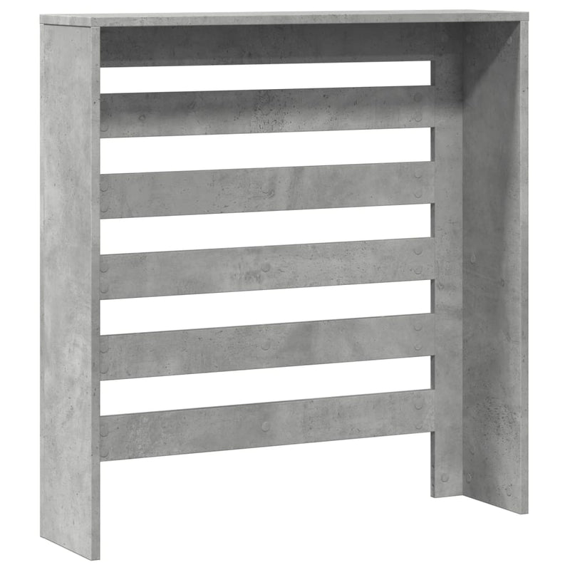 Capac pentru radiator Gri Beton 78 x 20 x 82 cm Lemn prelucrat