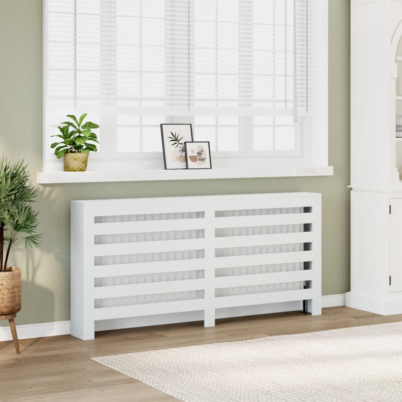 Capac pentru radiator Alb 175 x 20 x 82 cm Lemn prelucrat