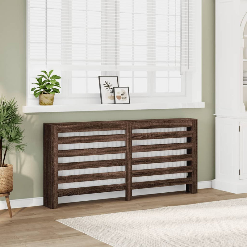 Capac pentru radiator Stejar maro 175 x 20 x 82 cm