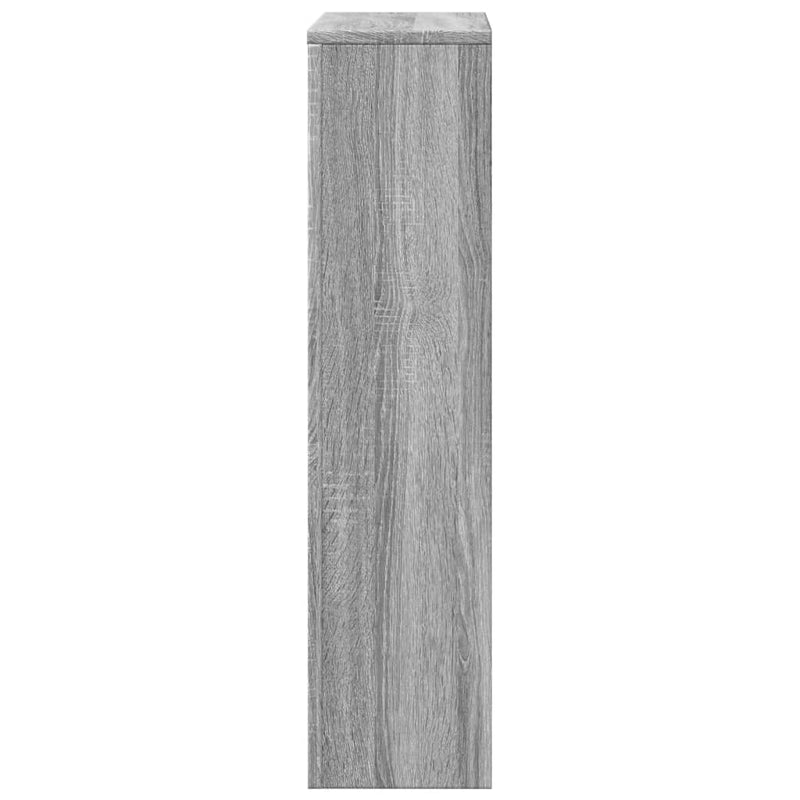 Capac pentru radiator Sonoma gri 78 x 20 x 82 cm Lemn prelucrat