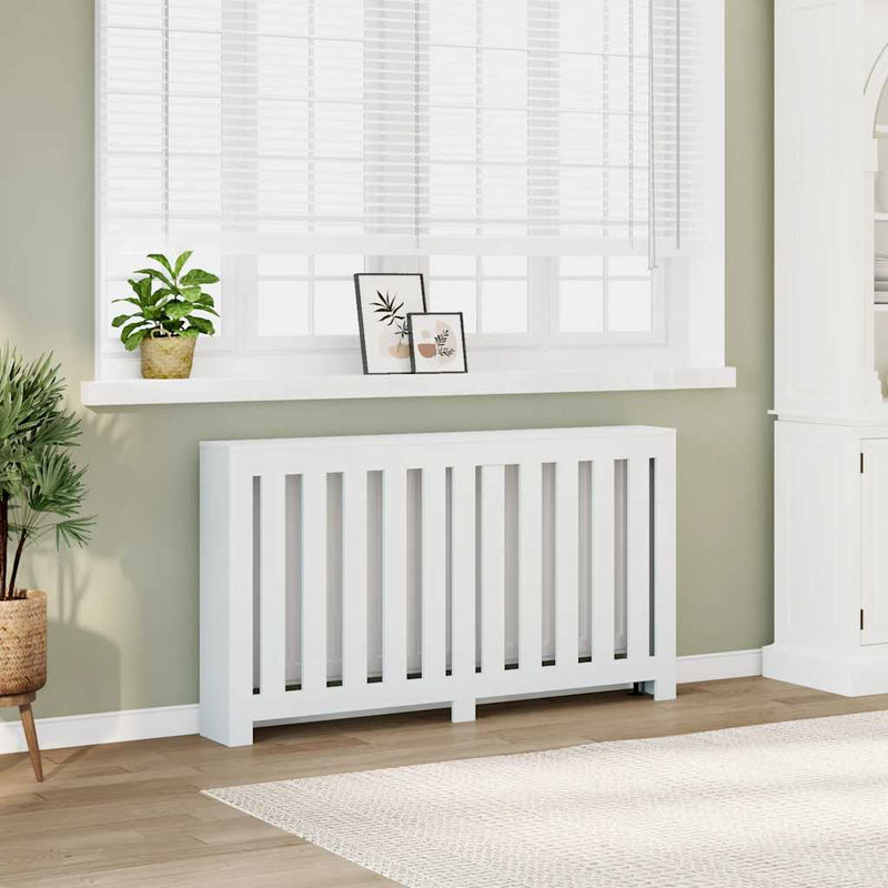 Capac pentru radiator Alb 149 x 20 x 82 cm Lemn prelucrat