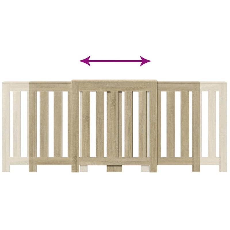 Capac pentru radiator Stejar Sonoma 205 x 21,5 x 83,5 cm