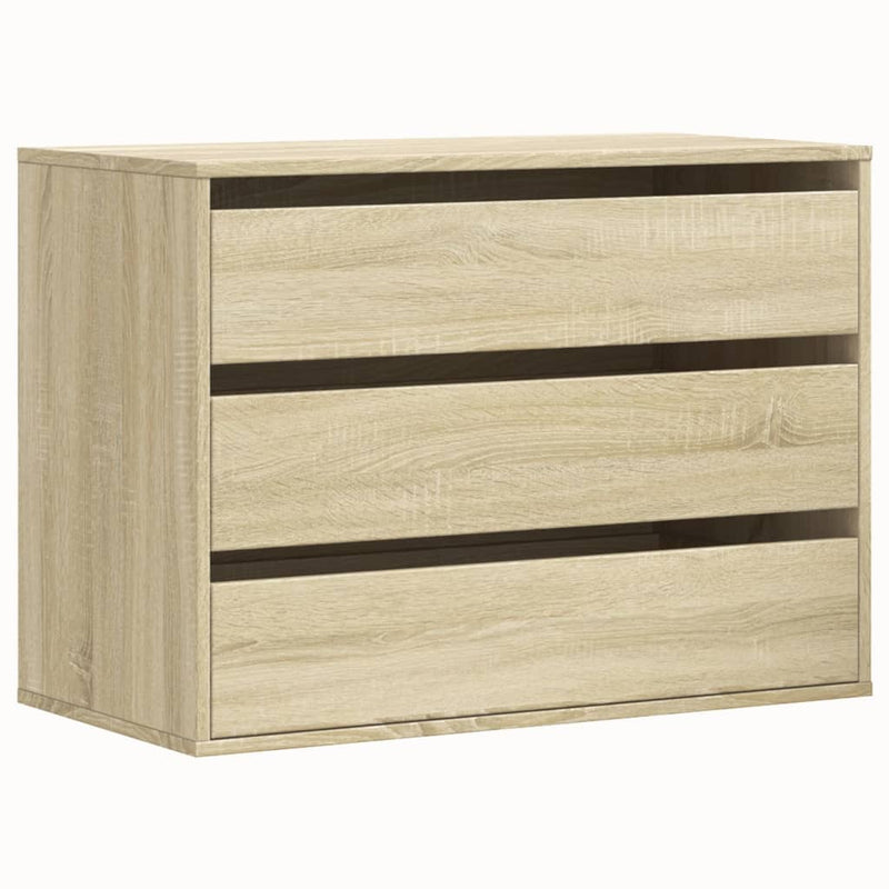 Dulap colț cu sertare stejar sonoma 80x41x58 cm lemn prelucrat