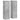 Suport pentru plante 2 buc. Gri Beton 17 x 17 x 60 cm