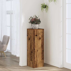 Suport de plante, lemn vechi, 33x33x100 cm, lemn prelucrat