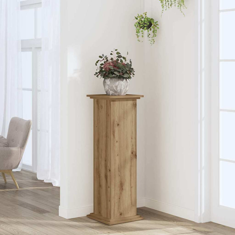 Suport pentru plante Stejar 33 x 33 x 100 cm Lemn prelucrat