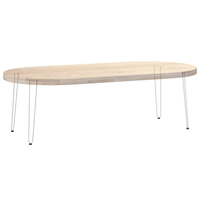 picioare tip ac de păr pentru masă consolă, 4 buc., alb, 72 cm, oțel masiv