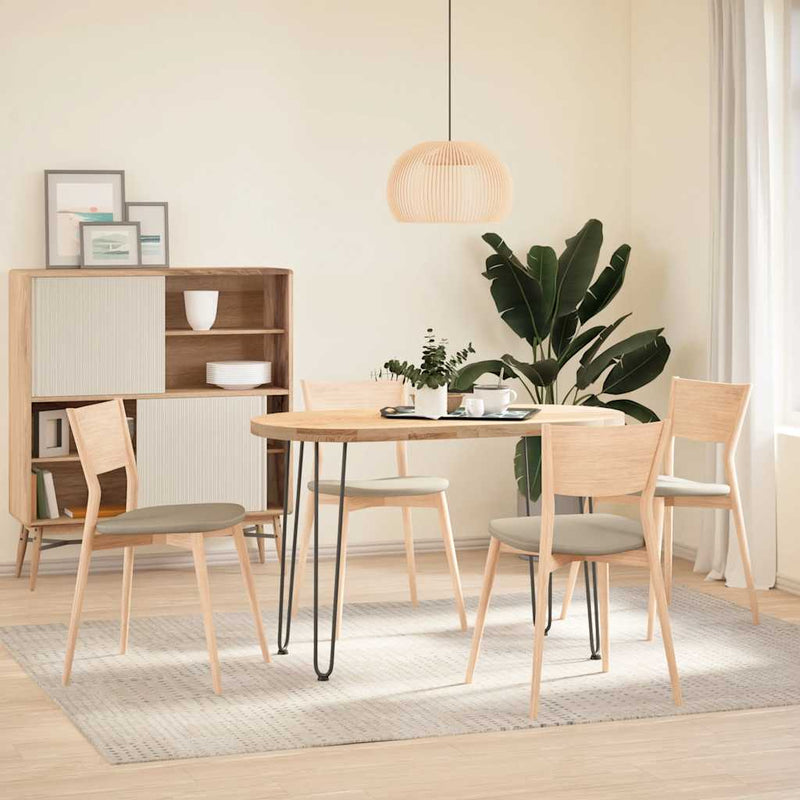 picioare tip ac de păr pentru masă consolă, antracit, 72 cm, oțel masiv, 4 buc.