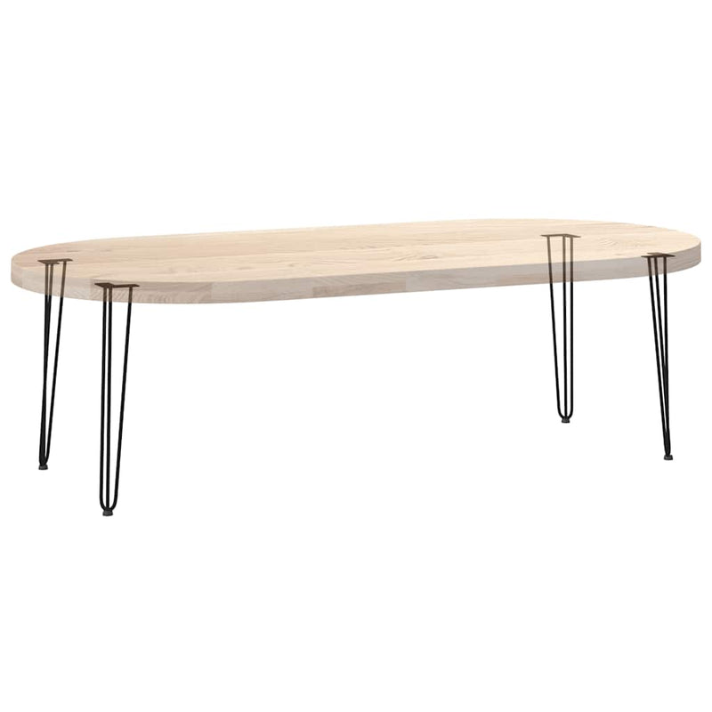 picioare tip ac de păr pentru masă consolă, 4 buc., negru, 72 cm, oțel masiv