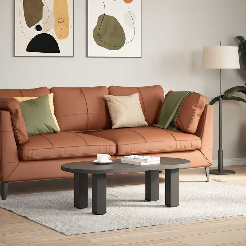 Picioare pentru măsuță de cafea, antracit, 4 buc., 30-32 cm, oțel